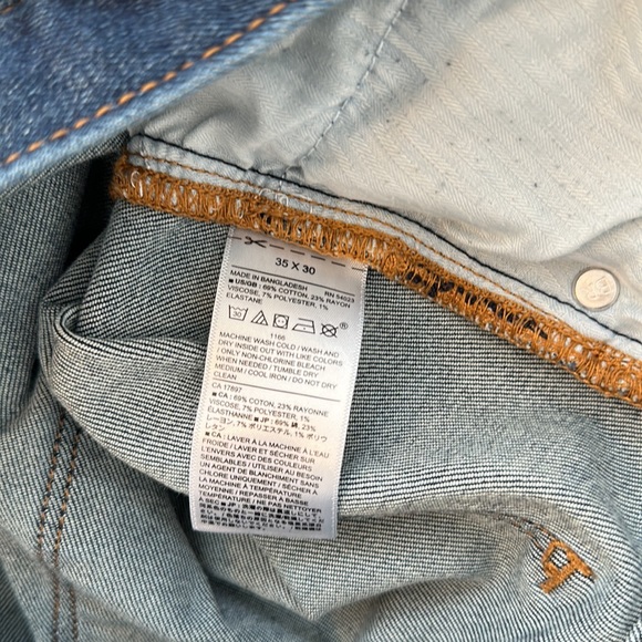 Banana Republic Travel Jean Mens 35x30 Slim Fit - Picture 3 of 4